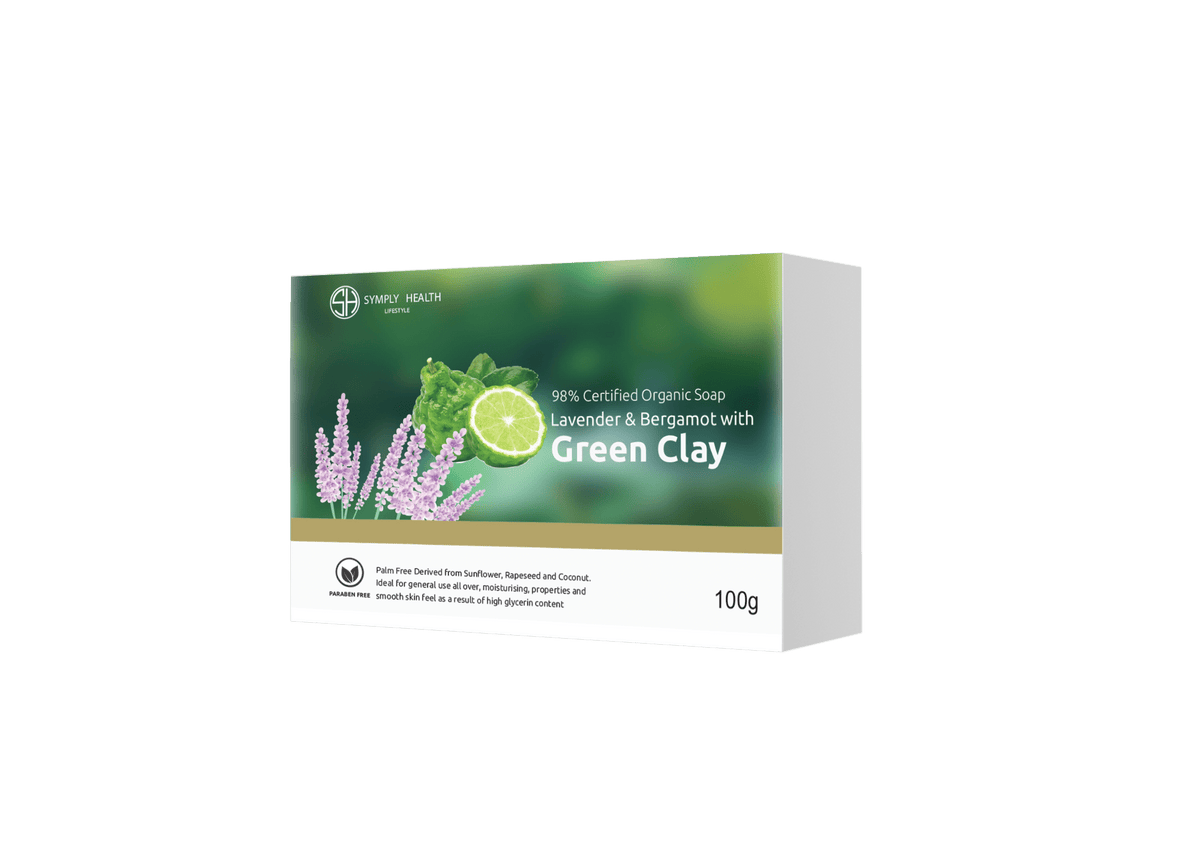 Lavender & Bergamot with Green Clay Soapnfront