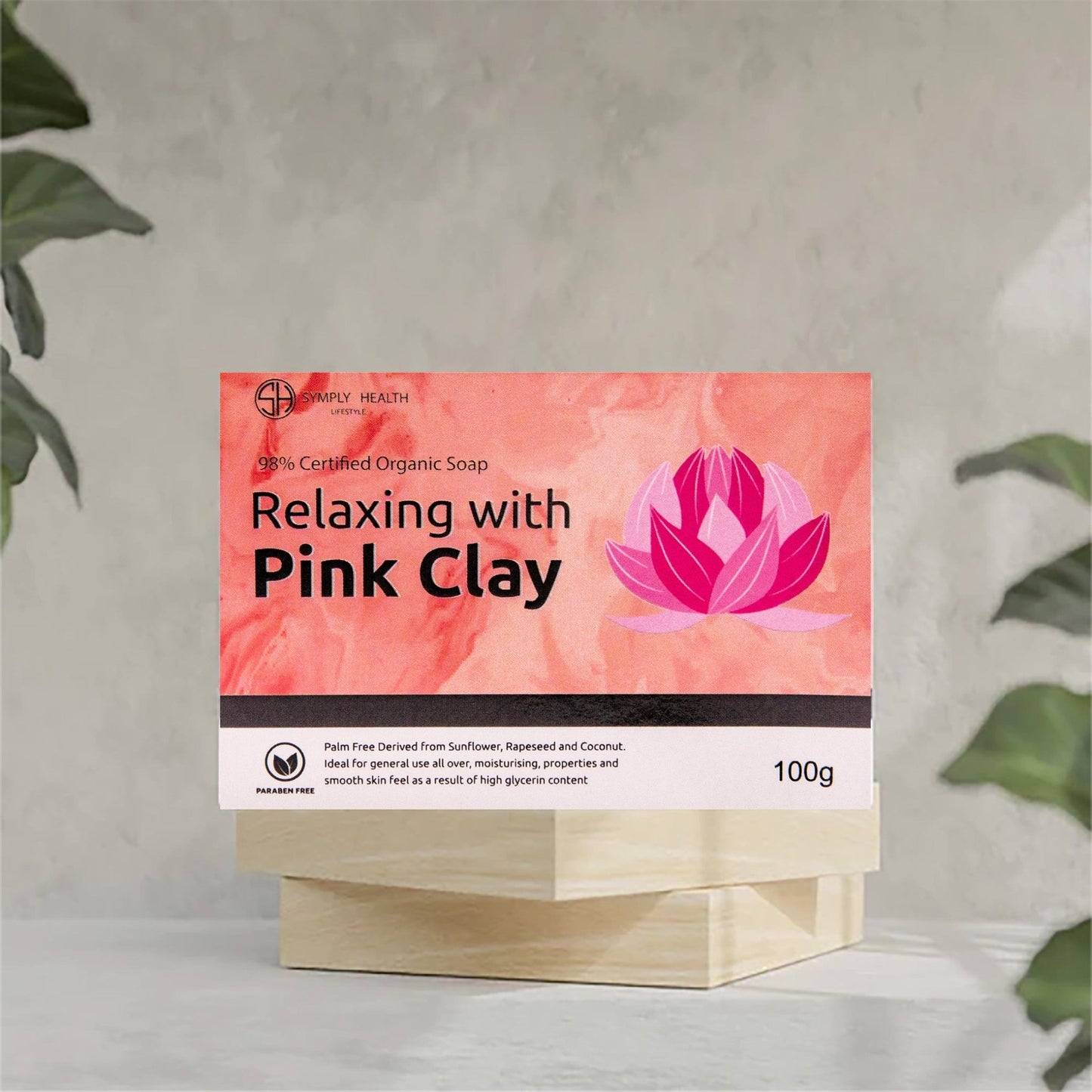 Pink Clay Soap front